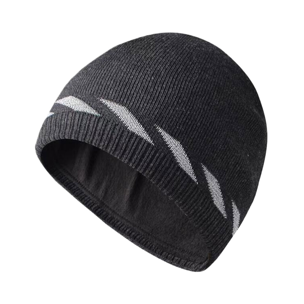(D) Unisex Winter Reflective Beanie Reflective Beanie For Women Men High-image-OPC-PKN59GG-NEW