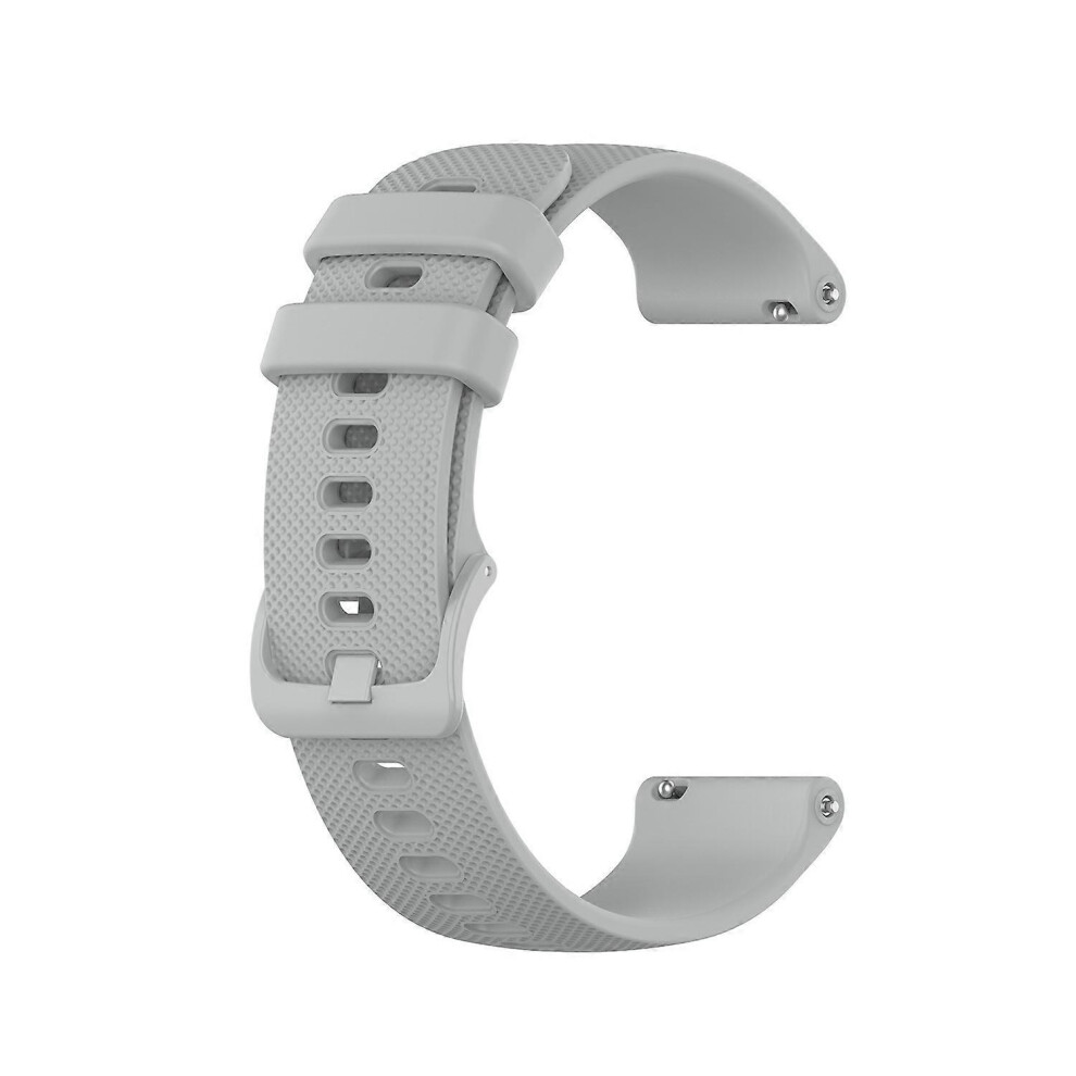 Kikidex (As Show, One Size) Aveki Watch Bands 20Mm Stainless Steel Buckle Quick Release Fluoro Rubber Watch Strap For Men, Grey