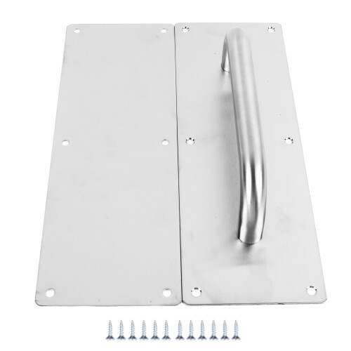 Stainless Steel Door Handle Pull Push Plate, 30x10x6cm, Heavy Duty 2