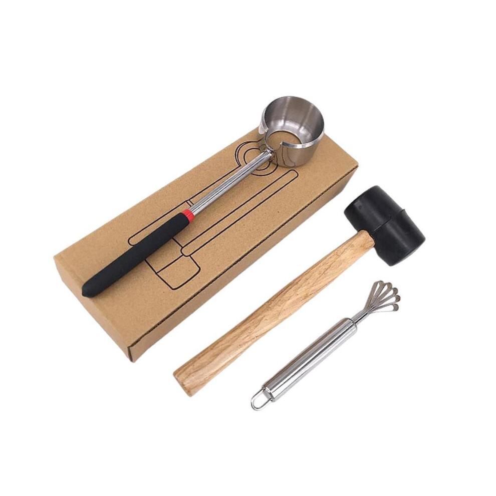 Premium Stainless Steel Coconut Shell Opener Puncher Hammer Kit Style-image-OPC-PKN5WNT-NEW
