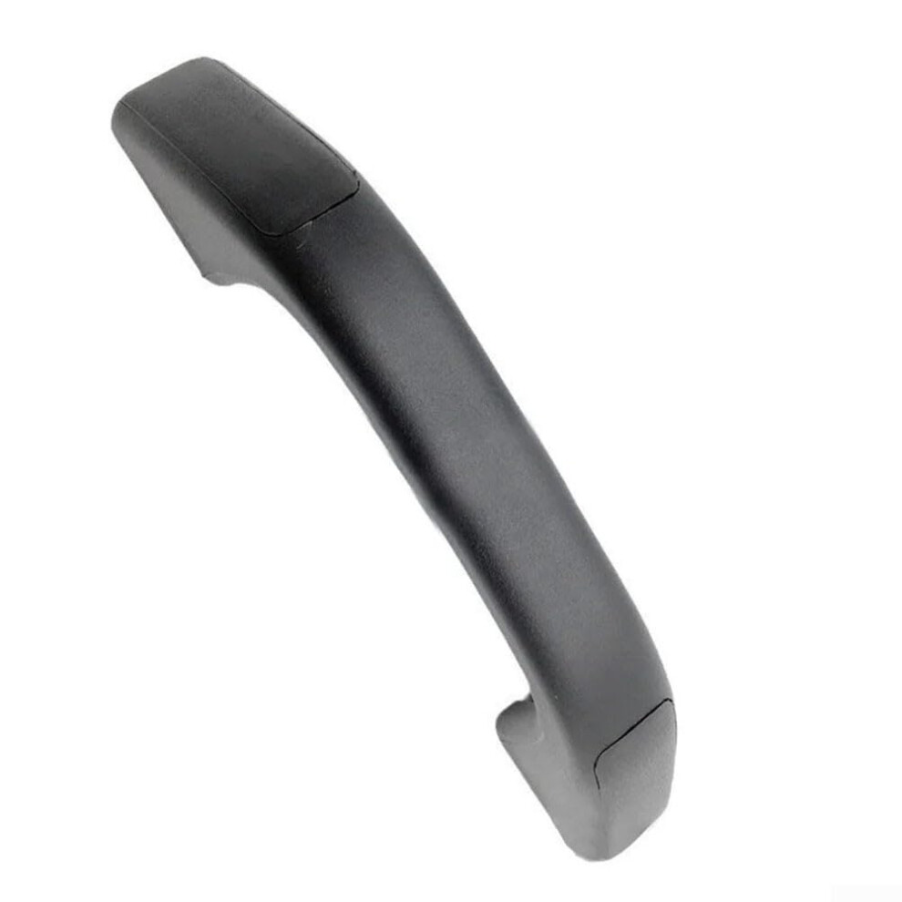 Rv Exterior Door Handle 175Mm Plastic Pull Handle With Hole Cover 132Mm Mounting Holes Trailer Replacement Part Black 9354506843724