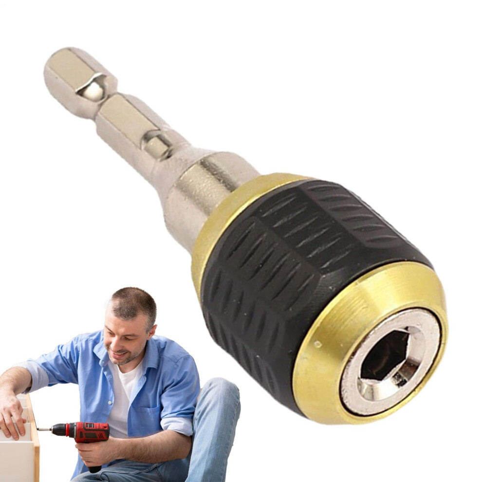 Drill Bit Extension Hexagonal Handle Electric Drill Bit Holder Quick Release Multipurpose Adapter 60Mm For Repair Construction 9393856867035