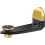 Space-saving Projector Wall With Adjustable Angles And Secure Lock Buckle Black Gold Finish 5