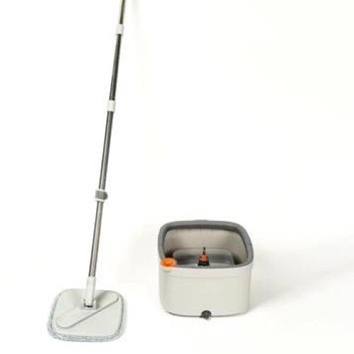 (Default) Ultra Spin Mop+ 360 Spin Mop Bucket Set with 2 Reusable Mop Heads 1