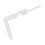 Book Cover Ruler Metal Sturdy High Accuracy Multi-Function for Home & School 12