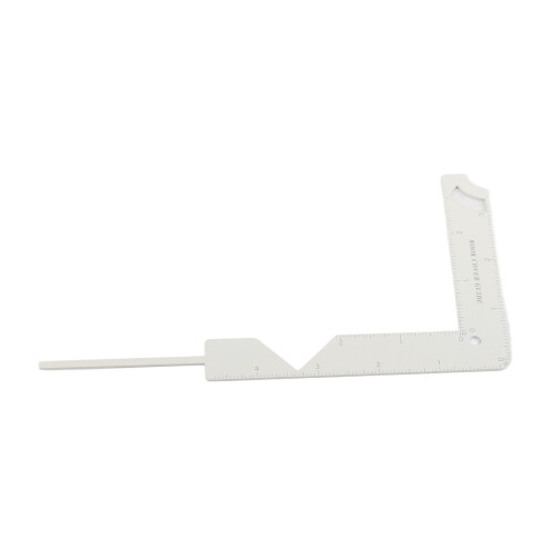 Book Cover Ruler Metal Sturdy High Accuracy Multi-Function for Home & School