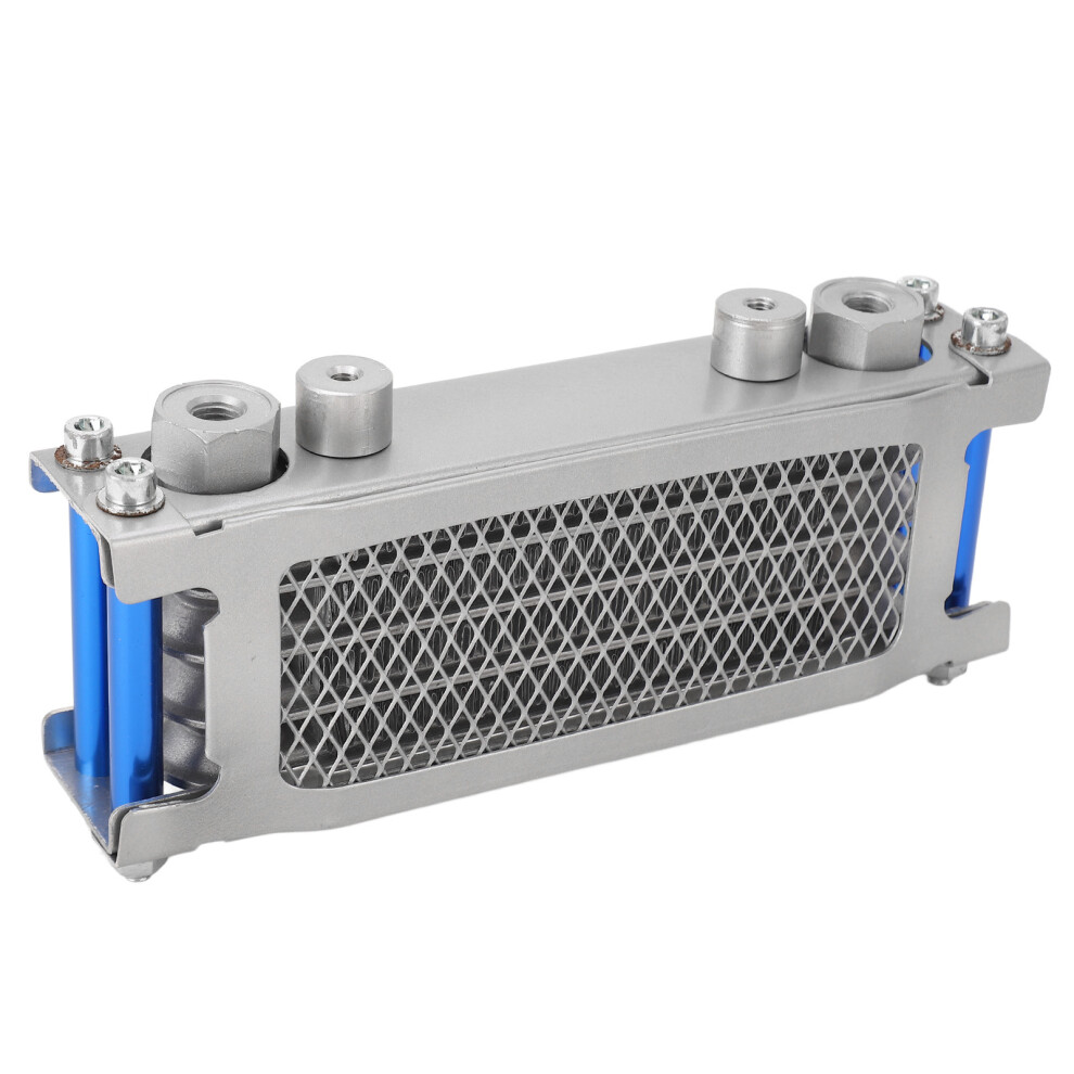 4 Rows Aluminum Oil Cooler Kit For Motorcycle 50Cc 110Cc Monkey Blue 8311351179645
