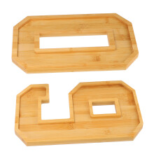1 Set Holz Zahl 60 Aufschnittbrett Tablett Für Füllbare Snacks