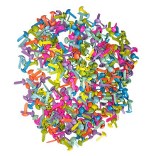 100 mini-brads pastelltöne 5,5 x 11 mm für scrapbooking diy basteln