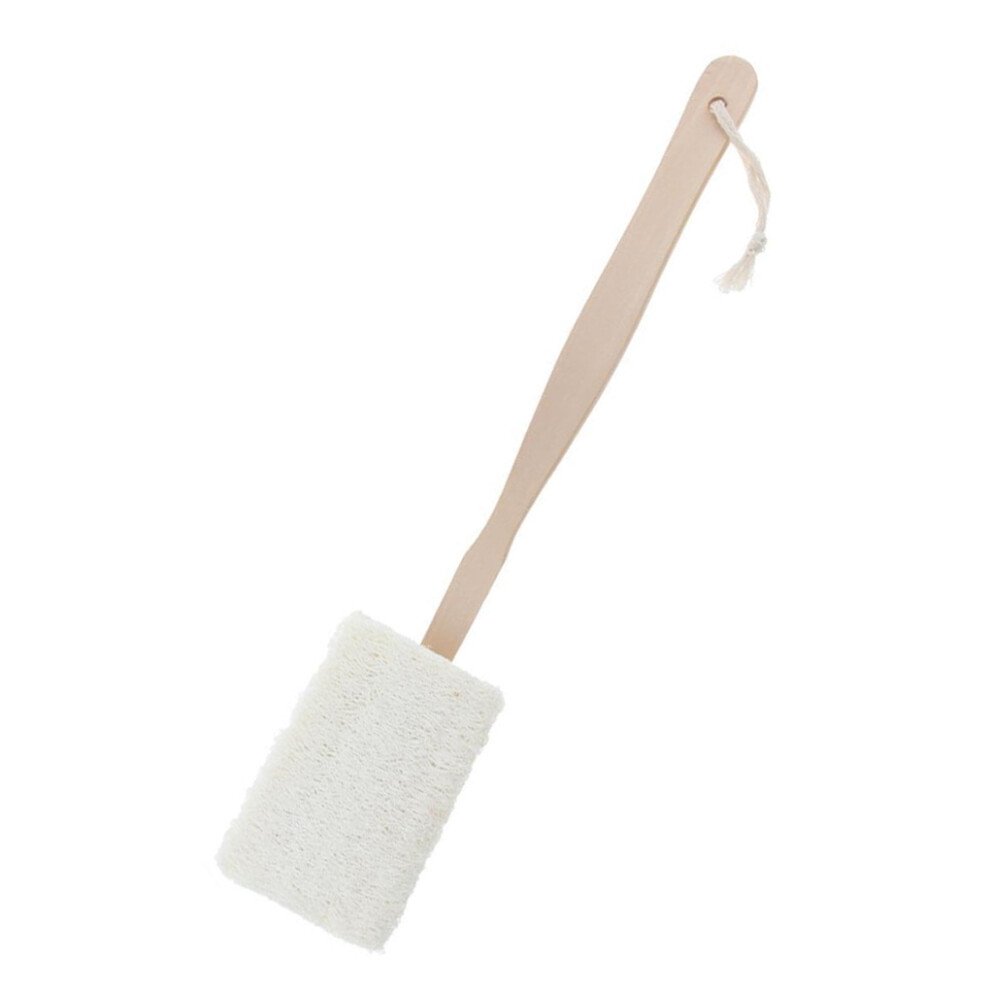 Natural Loofah Wood Bath Shower Back Scrub Sponge Exfoliating Puff