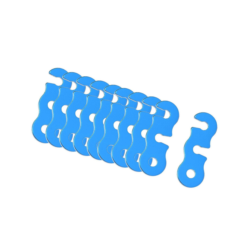 (Blue) 10Pieces Tent Rope Adjuster Ultralight Strong for Outdoor Activity-image-OPC-PKN6TRH-NEW