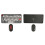 Silent Operation Wireless Keyboard with Ergonomic Mouse Compact 2.4G 16