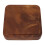 Walnut Fruit Plate 15x15cm Square Smooth Elegant Kitchen Tray 8