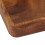 Walnut Fruit Plate 15x15cm Square Smooth Elegant Kitchen Tray 9