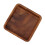 Walnut Fruit Plate 15x15cm Square Smooth Elegant Kitchen Tray 1
