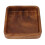 Walnut Fruit Plate 15x15cm Square Smooth Elegant Kitchen Tray 3