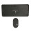 Silent Operation Wireless Keyboard with Ergonomic Mouse Compact 2.4G 10