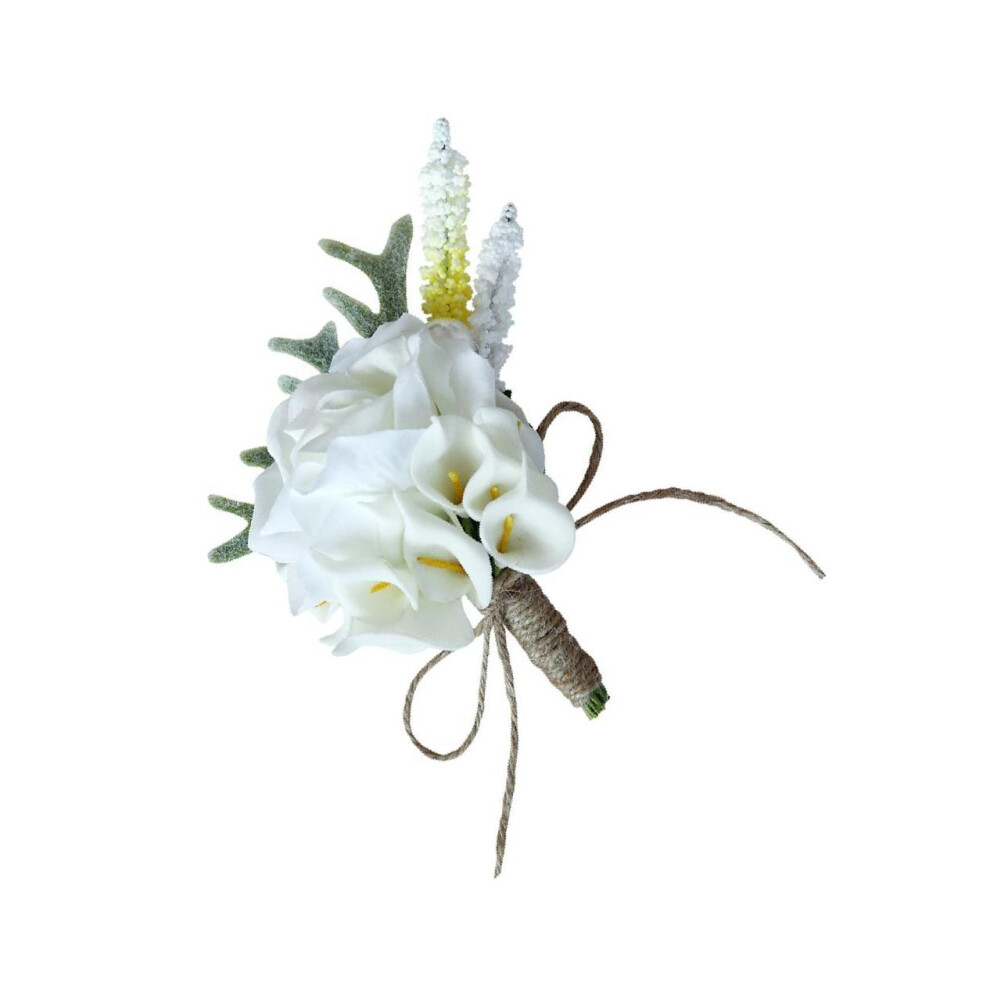 Elegant Artificial Calla Flower Corsage for Wedding Party Bridal-image-OPC-PKN75BF-NEW