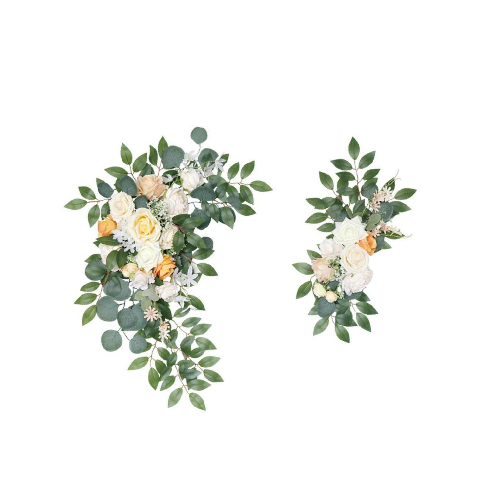 Artificial Flower Arch Decor Light Champagne Wedding Door and Wall-image-OPC-PKN75JW-NEW