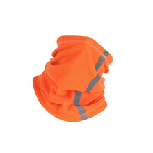 (Orange, 25x30cm) Breathable Neck Gaiter Scarf for Outdoor Activities Windproof Fishing