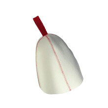 (Red, 23 x 35cm) and Comfortable Felt Sauna Hat for Sauna Enthusiasts