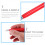 2pcs simple clock sweeping pens for watch and drilling repair 8