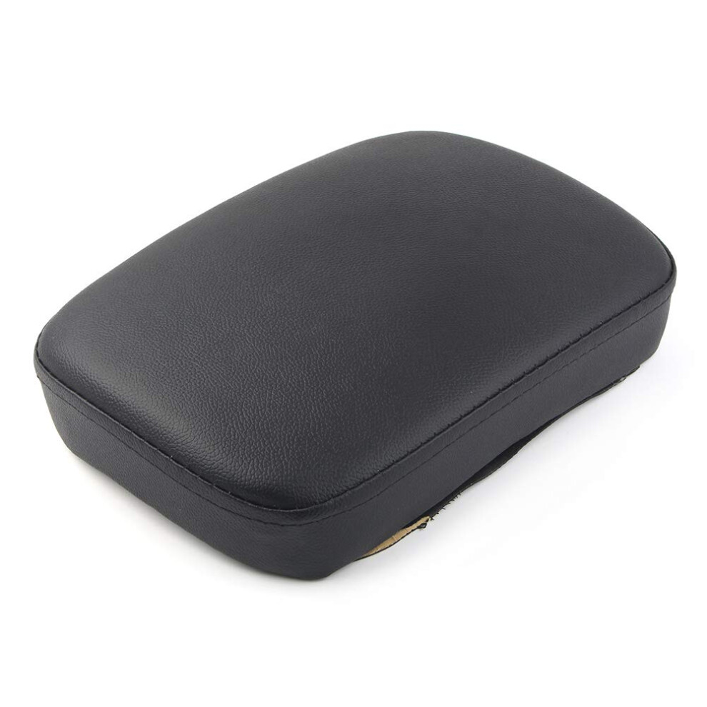 Pillion Pad Motorcycle Rear Passenger Seat Pad For Bobber Chopper Custom 6 Suction Cups 9393856868445