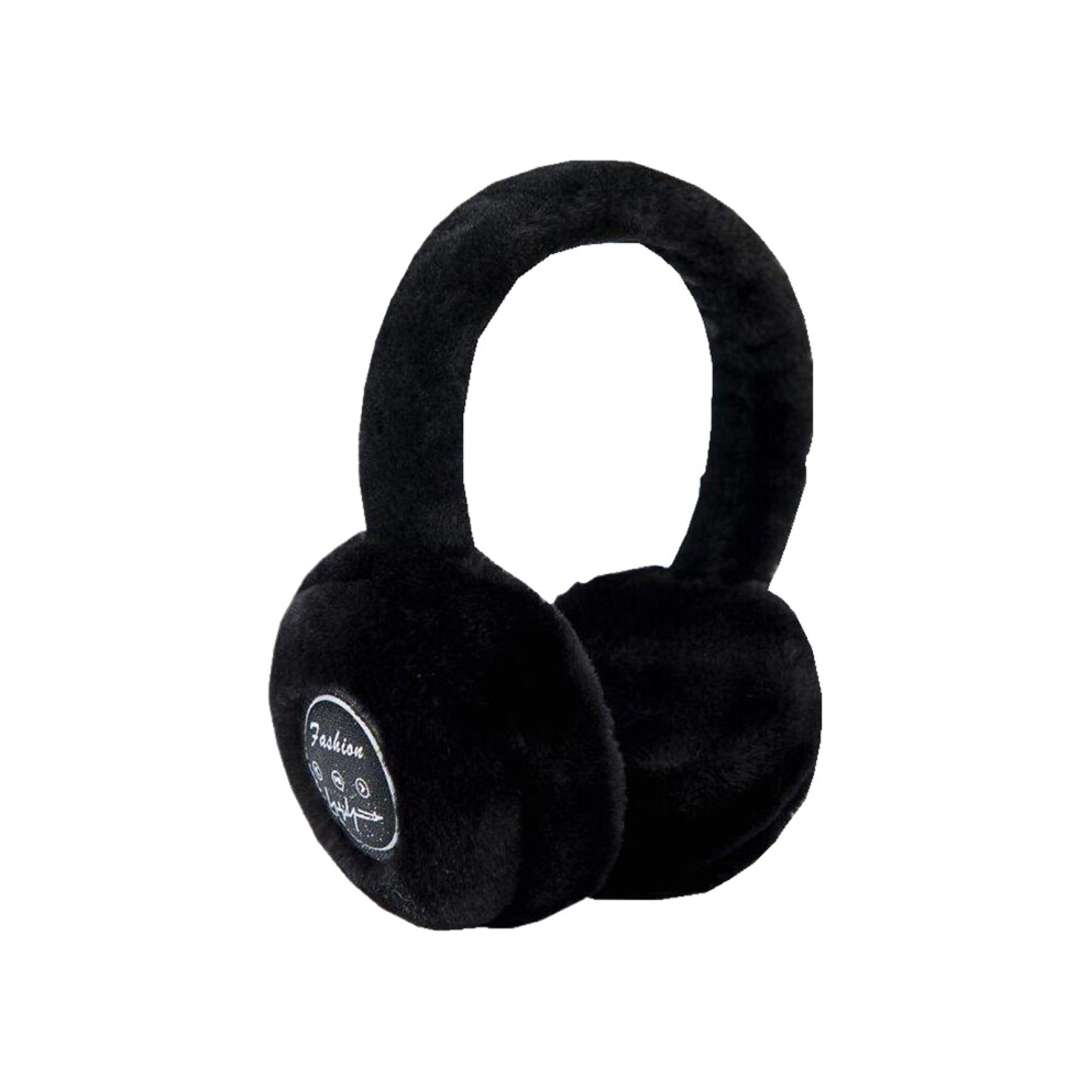(black) Portable Foldable Plush Earmuffs With Bluetooth Ear Providing More-image-OPC-PKN7SKM-NEW