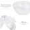 6 Pcs Small Glass Bottles With Lids Crystal Nail Art Cup Container 9