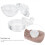 6 Pcs Small Glass Bottles With Lids Crystal Nail Art Cup Container 10
