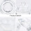 6 Pcs Small Glass Bottles With Lids Crystal Nail Art Cup Container 8