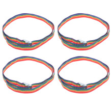4 Pcs Adjustable Suitcase Belt Portable Cargo Tightener