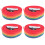 4 Pcs Adjustable Suitcase Belt Portable Cargo Tightener 10