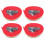 4 Pcs Adjustable Suitcase Belt Portable Cargo Tightener 6