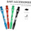Dart Shafts 12-Pack Durable Threaded Replacement Stems For Enhanced Stability And Control Black Red Blue Green 2
