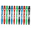 Dart Shafts 12-Pack Durable Threaded Replacement Stems For Enhanced Stability And Control Black Red Blue Green 1