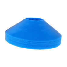 Football Training Equipment Blue Disc Cones, Small PE Plastic Soccer Practice Cones, Football Plates For Drills