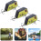 3pcs Cube Mini Bait Artificial Fish Lure Fishing Tackle Tool with Sharp Hooks3# 3