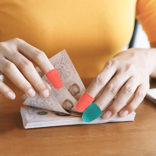 15 Pcs Thumb Rubber Finger Office 2