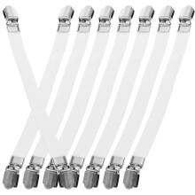 16 Pcs Ironing Board Clip Man Elastic Cover Clamps Household Clips