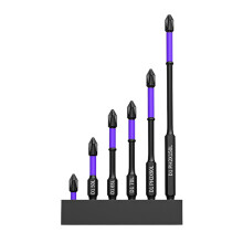 PH2 Screwdriver Set - 6-Piece High-Hardness Phillips #2 With 25mm, 50mm, 65mm, 70mm, 90mm, 150mm Blade Lengths