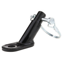 Black Iron Bike Trailer Hitch Connector Easy-Install Coupler