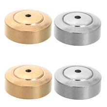 4 Pcs Earring Flat Backs Replacements for Studs Earplugs Miss