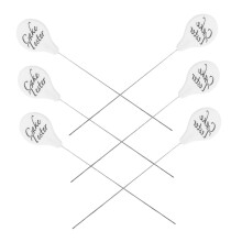 Cake Testing Stick Six Pieces Stainless Steel High Precision Cake Tester Needles Set For Muffin Bread Pasta
