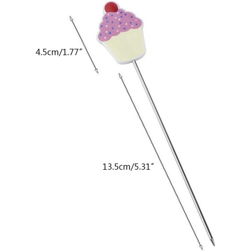 Stainless Steel Cake Tester Reusable Metal Cake Probe, Cake Testing Needle, Handheld Kitchen Baking Tool Model B2 1