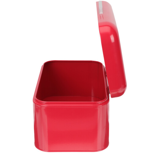 1Retro Rood Metalen Broodopbergdoos, Decoratief En Functioneel