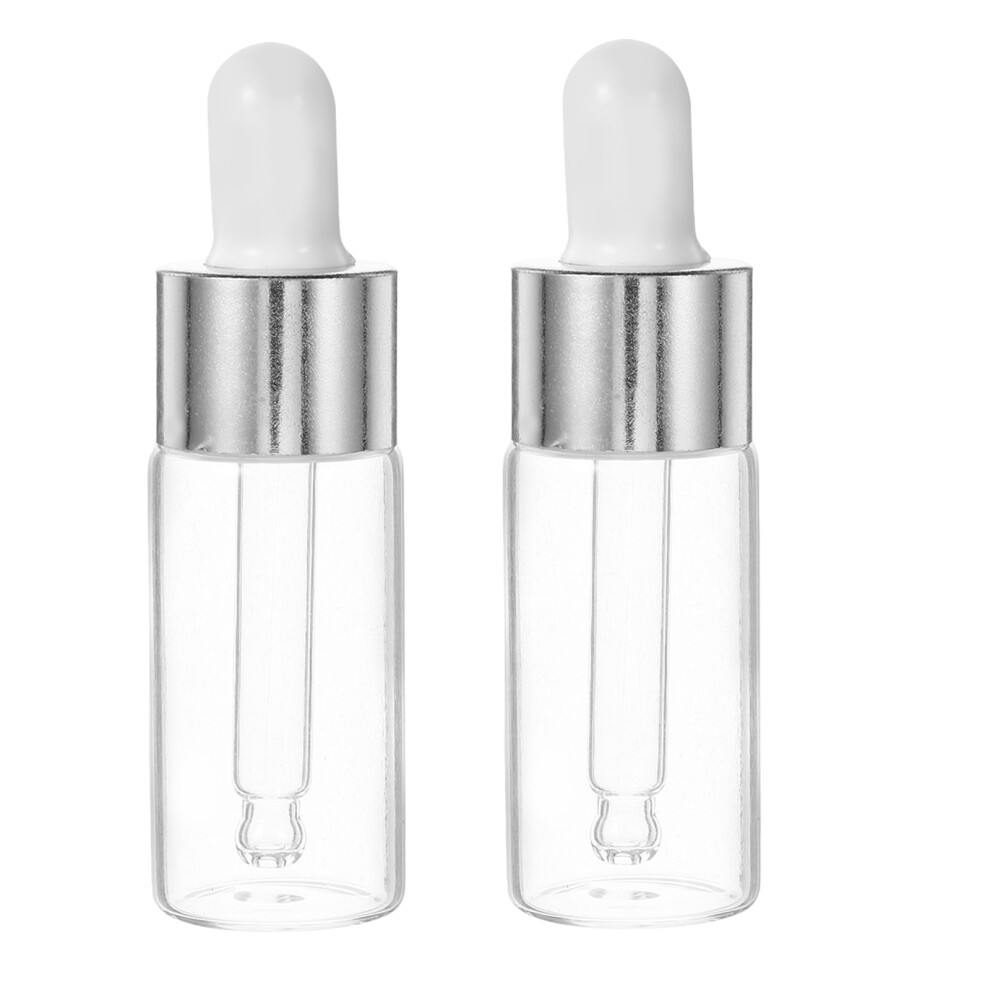 Iplusmile Mlins 2 Pcs Bottle Essential Oil Dropper Bottles Portable Containers
