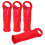 Worgeous  4 Pcs Broom Handle End Cap Swivel Mop Accessories 10