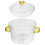 Aromatherapy Simmer Pot Soup Bowl With Handle Serving Bowls Lids 4