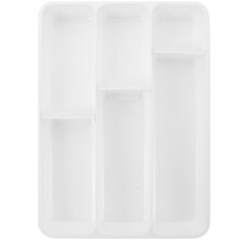 1Boîte Organiseur En PP Multi-Compartiments Pour Couverts Maison